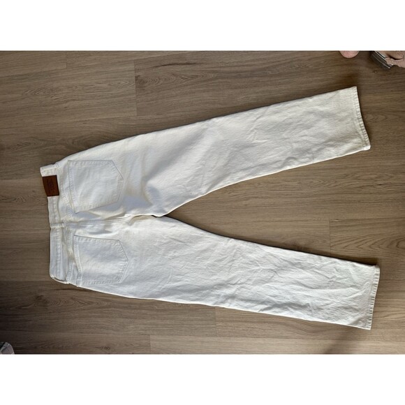 Abercrombie‎ & Fitch Jeans Men 32x32 Cream Speckled Vintage Stretch 90s Straight - Picture 11 of 11